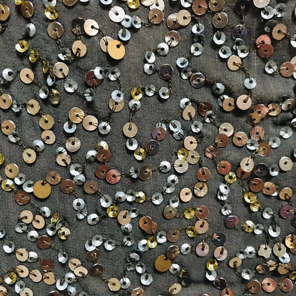 Vince Sheer Sequin Cocktail Mini Dress Retail $425 Sz S - Picture 4 of 5